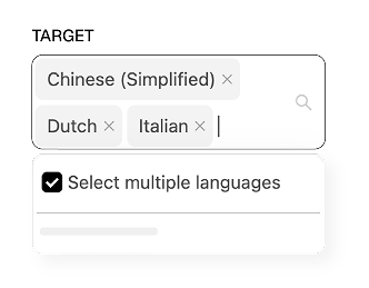 Custom glossaries
